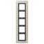 cover frame LS-plus stainless steel 5-way thumbnail 4