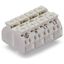 4-conductor chassis-mount terminal strip with ground contact PE-N-L1-L thumbnail 1