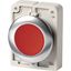 Illuminated pushbutton actuator, RMQ-Titan, flat, momentary, red, blank, Front ring stainless steel thumbnail 2