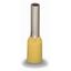 Ferrule Sleeve for 2.08 mm² / AWG 14 insulated yellow thumbnail 1
