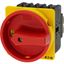 Main switch, P3, 63 A, flush mounting, 3 pole, Emergency switching off function, With red rotary handle and yellow locking ring, Lockable in the 0 (Of thumbnail 11