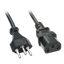 2m CH to C13 Mains Cable Swiss Mains Plug to IEC C13 Connector thumbnail 1