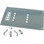 Mounting plate, +mounting kit, for NZM2, horizontal, 4p, fixed/withdrawable, HxW=300x425mm thumbnail 2