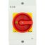 Main switch, P1, 25 A, surface mounting, 3 pole, 1 N/O, 1 N/C, Emergency switching off function, With red rotary handle and yellow locking ring, Locka thumbnail 22