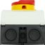Main switch, T3, 32 A, surface mounting, 4 contact unit(s), 8-pole, Emergency switching off function, With red rotary handle and yellow locking ring, thumbnail 4