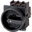 Main switch, P1, 25 A, flush mounting, 3 pole, 2 N/O, 2 N/C, STOP function, With black rotary handle and locking ring thumbnail 2