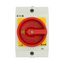 Main switch, T0, 20 A, surface mounting, 2 contact unit(s), 4 pole, Emergency switching off function, With red rotary handle and yellow locking ring thumbnail 18