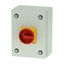 Main switch, P1, 40 A, surface mounting, 3 pole, 1 N/O, 1 N/C, Emergency switching off function, With red rotary handle and yellow locking ring, Locka thumbnail 4