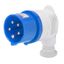 90° PLUG - IP44 - 3P+N+E 32A 200-250V 50/60HZ - BLUE - 9H - SCREW WIRING thumbnail 2