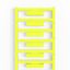 Terminal cover, Polyamide 66, yellow, Height: 33.3 mm, Width: 8 mm, De thumbnail 1