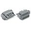 2-conductor female connector Push-in CAGE CLAMP® 2.5 mm² gray thumbnail 3