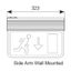 Eagle 3-In-1 Exit Sign Maintained / Non-Maintained Silver thumbnail 5