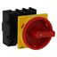 Main switch, P1, 40 A, flush mounting, 3 pole + N, Emergency switching off function, With red rotary handle and yellow locking ring, Lockable in the 0 thumbnail 20