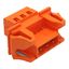 1-conductor male connector CAGE CLAMP® 2.5 mm² orange thumbnail 2