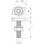 MS40HB M12x30 ZL Hook-head screw for profile rail MS4022 M12x30mm thumbnail 2
