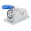 90° ANGLED SURFACE-MOUNTING SOCKET-OUTLET - IP44 - 3P+E 16A 200-250V 50/60HZ - BLUE - 9H - SCREW WIRING thumbnail 2