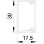 WDKH-15030LGR Wall trunking system halogen-free 15x30x2000 thumbnail 2