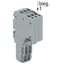 2-conductor female connector Push-in CAGE CLAMP® 1.5 mm² gray thumbnail 4