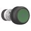 Pushbutton, Flat, maintained, 2 N/O, Screw connection, green, Blank, Bezel: black thumbnail 7