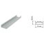 Aluminium profile LBF, L-2000mm W-19mm H-8mm thumbnail 1