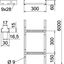 LCIS 630 6 A4 Cable ladder perforated rung, welded 60x300x6000 thumbnail 2