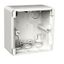 Exxact surface mounted box 1-gang high IP44 white thumbnail 2