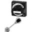 Door coupling handle, black, MCC, 90 degree, for PKE thumbnail 1