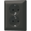 Socket outlet 2-gang, 16 A / 250 V, ant thumbnail 1