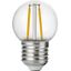 LED E27 Fila Ball G45x68 230V 130Lm 1.5W 827 Polycarbonat Clear N-Dim thumbnail 1