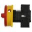 On-Off switch, P1, 40 A, flush mounting, 3 pole, Emergency switching off function, With red rotary handle and yellow locking ring, Lockable in the 0 ( thumbnail 25