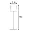 ADEGAN floor lamp, E27 ESL, max. 24W, IP54, anthracite thumbnail 2
