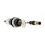 Key-operated actuator, RMQ compact solution, momentary, 1 N/O, Cable (black) with M12A plug, 4 pole, 1 m, 2 positions, MS1, Bezel: titanium thumbnail 17