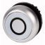 Illuminated pushbutton actuator, RMQ-Titan, Flush, maintained, White, inscribed 0, Bezel: titanium thumbnail 1