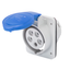 10° ANGLED FLUSH-MOUNTING SOCKET-OUTLET HP - IP44/IP54 - 3P+E 32A 200-250V 50/60HZ - BLUE - 9H - SCREW WIRING thumbnail 1