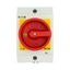 Main switch, P1, 32 A, surface mounting, 3 pole, Emergency switching off function, With red rotary handle and yellow locking ring thumbnail 44