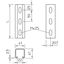 MS4141PP3000FT Profile rail side perforation, slot 22 mm 3000x41x41 thumbnail 2