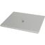 Bottom-/top plate for F3A flanges, for WxD = 650 x 300mm, IP55, grey thumbnail 2