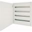 Complete flush-mounted flat distribution board, white, 33 SU per row, 6 rows, type C thumbnail 1