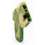 1-conductor female connector, angled CAGE CLAMP® 4 mm² green-yellow thumbnail 1