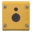 Surface mounting enclosure, 1 mounting location, yellow cover, for illuminated ring thumbnail 2