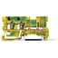 2-conductor/1-pin ground carrier terminal block 4 mm² for DIN-rail 35 thumbnail 1