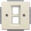 2561-02-82 CoverPlates (partly incl. Insert) future®, solo®; carat®; Busch-dynasty® ivory white thumbnail 1