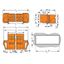 1-conductor male connector CAGE CLAMP® 2.5 mm² orange thumbnail 5