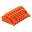 1-conductor female connector CAGE CLAMP® 2.5 mm² orange thumbnail 1