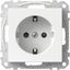 Exxact single socket-outlet earthed screwless white thumbnail 3