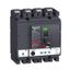 circuit breaker ComPact NSX160F, 36 kA at 415 VAC, MicroLogic 2.2 trip unit 100 A, 4 poles 4d thumbnail 4