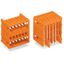 THT double-deck male header 1.0 x 1.0 mm solder pin angled orange thumbnail 5