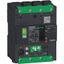 circuit breaker ComPact NSXm B (25 kA at 415 VAC), 4P 4d, 100 A rating Micrologic 4.1 trip unit, EverLink connectors thumbnail 2