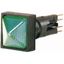 Indicator light, raised, green, +filament lamp, 24 V thumbnail 1