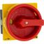 Main switch, T0, 20 A, flush mounting, 1 contact unit(s), 2 pole, Emergency switching off function, With red rotary handle and yellow locking ring thumbnail 29